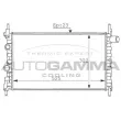 Radiateur, refroidissement du moteur AUTOGAMMA [100687]
