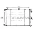 Radiateur, refroidissement du moteur AUTOGAMMA [100728]