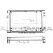 Radiateur, refroidissement du moteur AUTOGAMMA [100818]