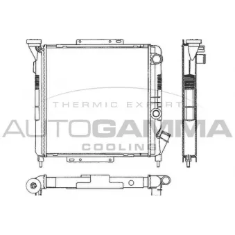 AUTOGAMMA 100831 - Radiateur, refroidissement du moteur