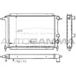 Radiateur, refroidissement du moteur AUTOGAMMA [100874]
