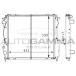 AUTOGAMMA 100884 - Radiateur, refroidissement du moteur