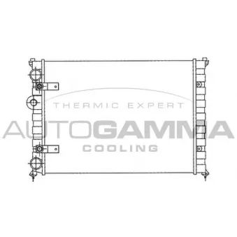 Radiateur, refroidissement du moteur AUTOGAMMA OEM 6K0121253C
