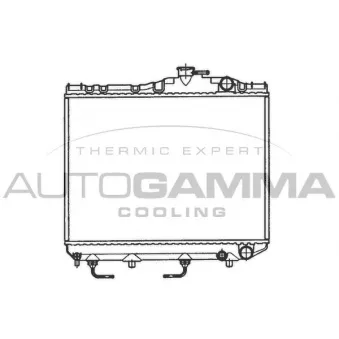Radiateur, refroidissement du moteur AUTOGAMMA 101035