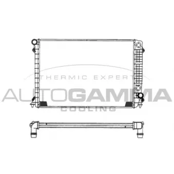 AUTOGAMMA 101118 - Radiateur, refroidissement du moteur
