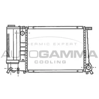 Radiateur, refroidissement du moteur AUTOGAMMA OEM 17111719302