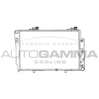 Radiateur, refroidissement du moteur AUTOGAMMA 101320