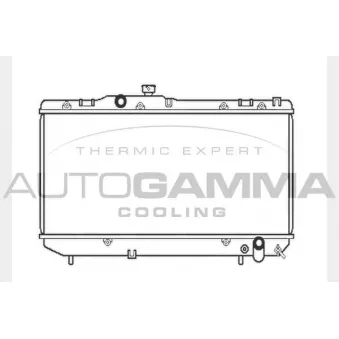 Radiateur, refroidissement du moteur AUTOGAMMA 101356