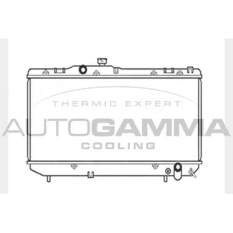 AUTOGAMMA 101356 - Radiateur, refroidissement du moteur