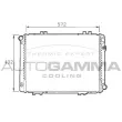 Radiateur, refroidissement du moteur AUTOGAMMA [101376]