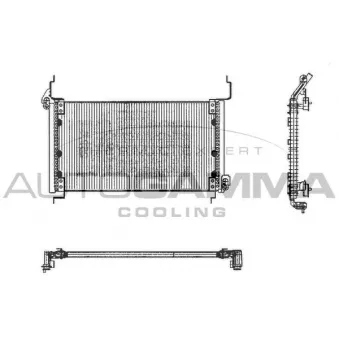 Condenseur, climatisation AUTOGAMMA 101377