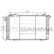 AUTOGAMMA 101384 - Radiateur, refroidissement du moteur