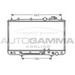 AUTOGAMMA 101442 - Radiateur, refroidissement du moteur