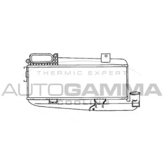 Intercooler, échangeur AUTOGAMMA 101484