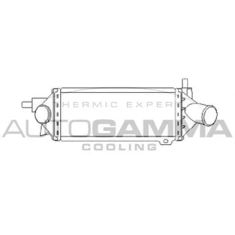 AUTOGAMMA 101512 - Intercooler, échangeur