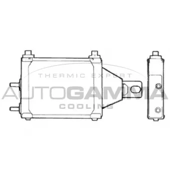 AUTOGAMMA 101522 - Radiateur d'huile