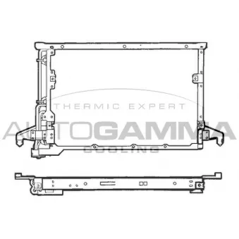 Condenseur, climatisation AUTOGAMMA 101572