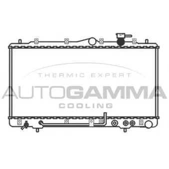 AUTOGAMMA 101591 - Radiateur, refroidissement du moteur