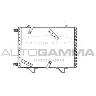 Condenseur, climatisation AUTOGAMMA [101599]