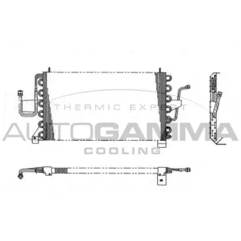 AUTOGAMMA 101600 - Condenseur, climatisation