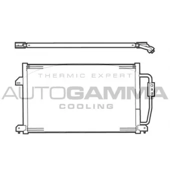 AUTOGAMMA 101735 - Condenseur, climatisation