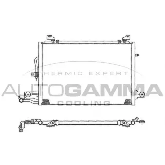 Condenseur, climatisation AUTOGAMMA 101750