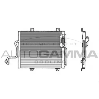 Condenseur, climatisation AUTOGAMMA 101789