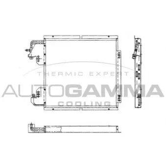 AUTOGAMMA 101800 - Condenseur, climatisation
