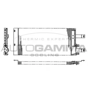 AUTOGAMMA 101824 - Condenseur, climatisation