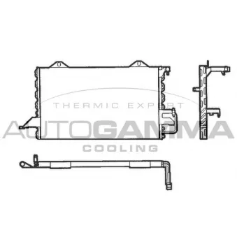 AUTOGAMMA 101831 - Condenseur, climatisation