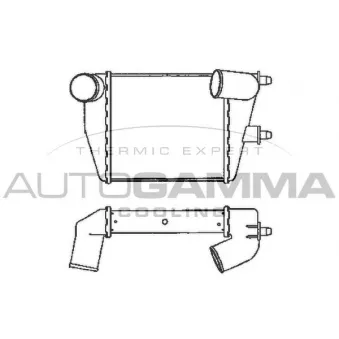 Intercooler, échangeur AUTOGAMMA 101849 Intercooler, échangeur AUTOGAMMA 101849