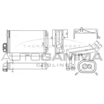 Système de chauffage AUTOGAMMA OEM 7701205450