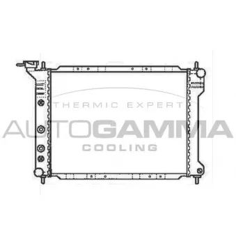 AUTOGAMMA 101984 - Radiateur, refroidissement du moteur