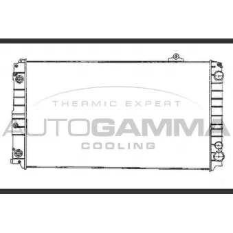 Radiateur, refroidissement du moteur AUTOGAMMA OEM 4D0121251