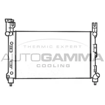 Radiateur, refroidissement du moteur AUTOGAMMA 102044