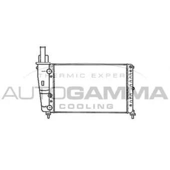 Radiateur, refroidissement du moteur AUTOGAMMA OEM 7745652