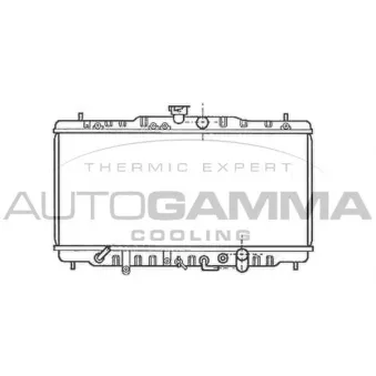 AUTOGAMMA 102119 - Radiateur, refroidissement du moteur