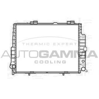 Radiateur, refroidissement du moteur AUTOGAMMA 102153