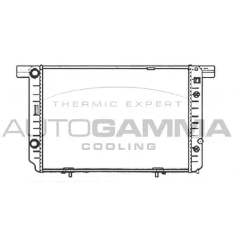 Radiateur, refroidissement du moteur AUTOGAMMA 102157