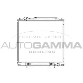 AUTOGAMMA 102179 - Radiateur, refroidissement du moteur