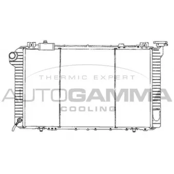 AUTOGAMMA 102191 - Radiateur, refroidissement du moteur