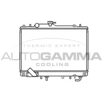 AUTOGAMMA 102210 - Radiateur, refroidissement du moteur