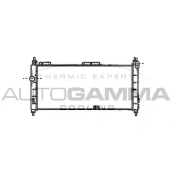 Radiateur, refroidissement du moteur AUTOGAMMA OEM 52459323