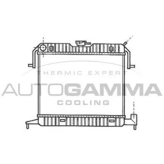 AUTOGAMMA 102233 - Radiateur, refroidissement du moteur
