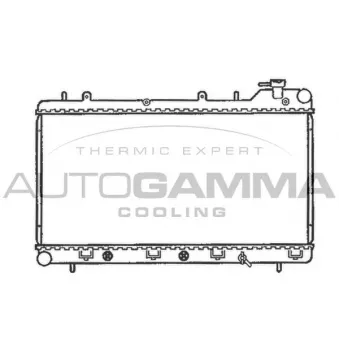 AUTOGAMMA 102309 - Radiateur, refroidissement du moteur