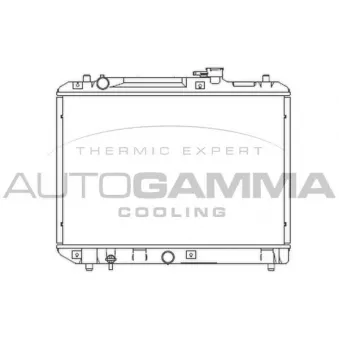 Radiateur, refroidissement du moteur AUTOGAMMA 102320