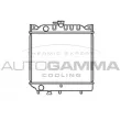 Radiateur, refroidissement du moteur AUTOGAMMA [102332]