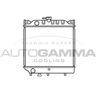 AUTOGAMMA 102332 - Radiateur, refroidissement du moteur