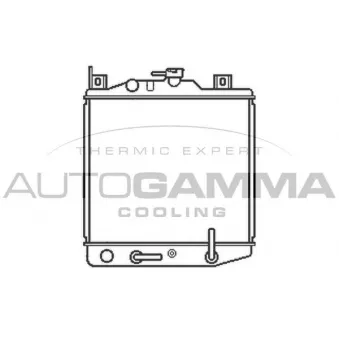 Radiateur, refroidissement du moteur AUTOGAMMA 102337