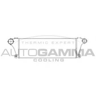 Intercooler, échangeur AUTOGAMMA OEM 93822907